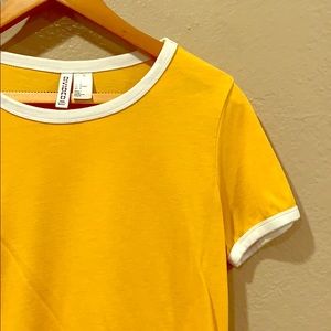 Yellow Crop Top